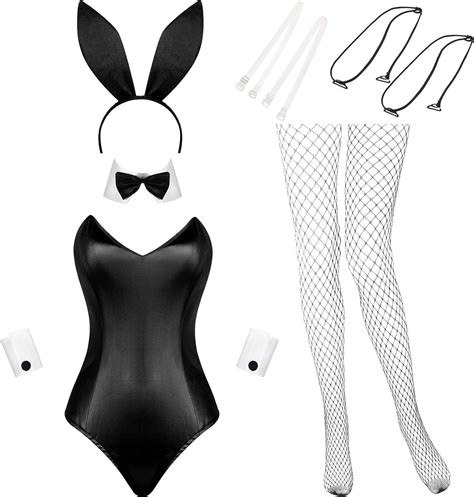 sexy bunny girl|Playboy Classic Bunny 8 Piece Costume Set